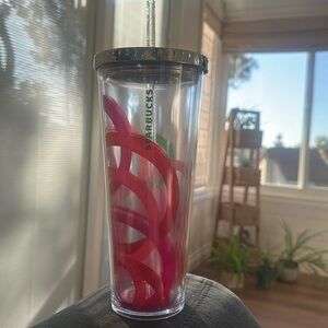 NEW 2014 Holiday Starbucks Cold Cup Tumbler 24 oz Venti